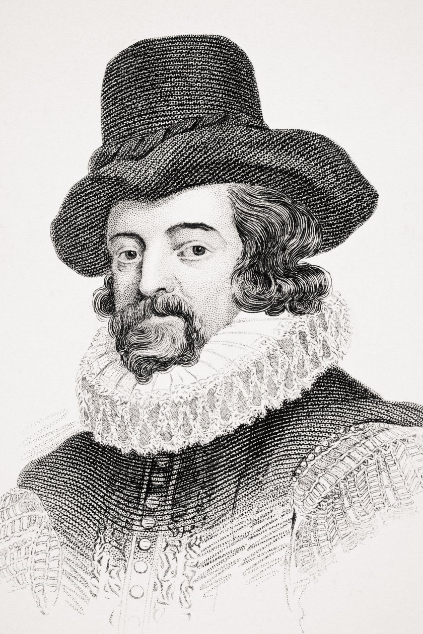 Sir Francis Bacon, illustratie uit 