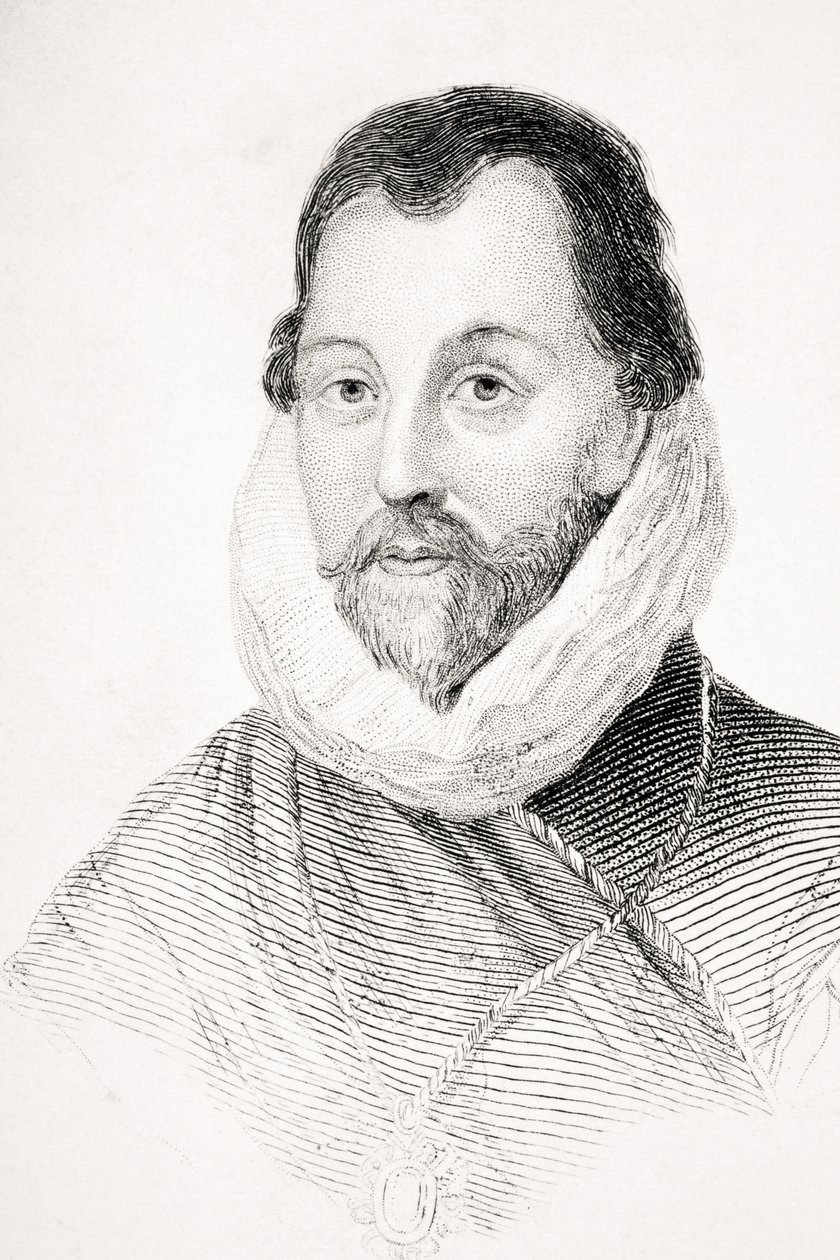 Sir Francis Drake, illustratie uit 