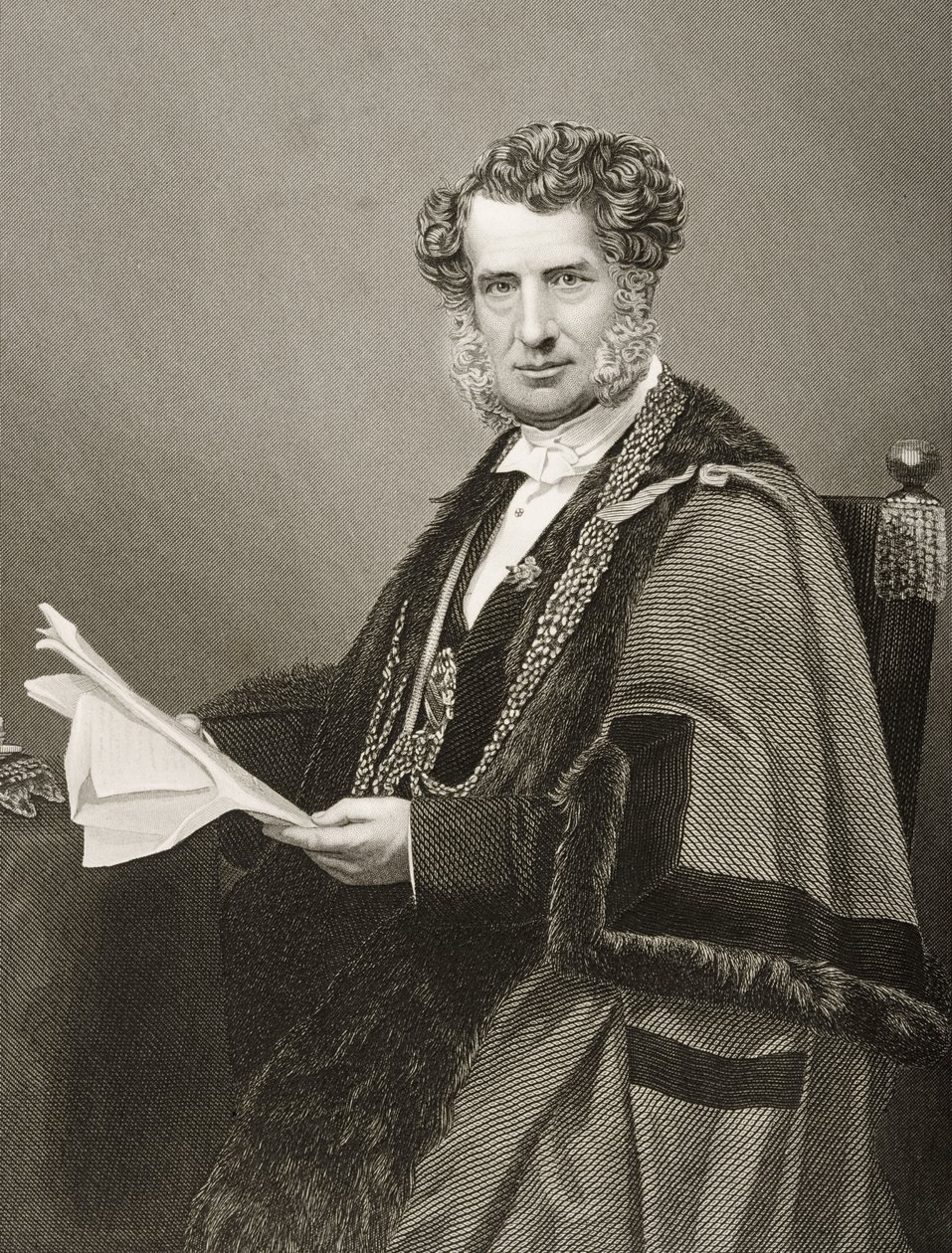 Sir Robert Walter Carden (1801-88) 1e Baronet door English School