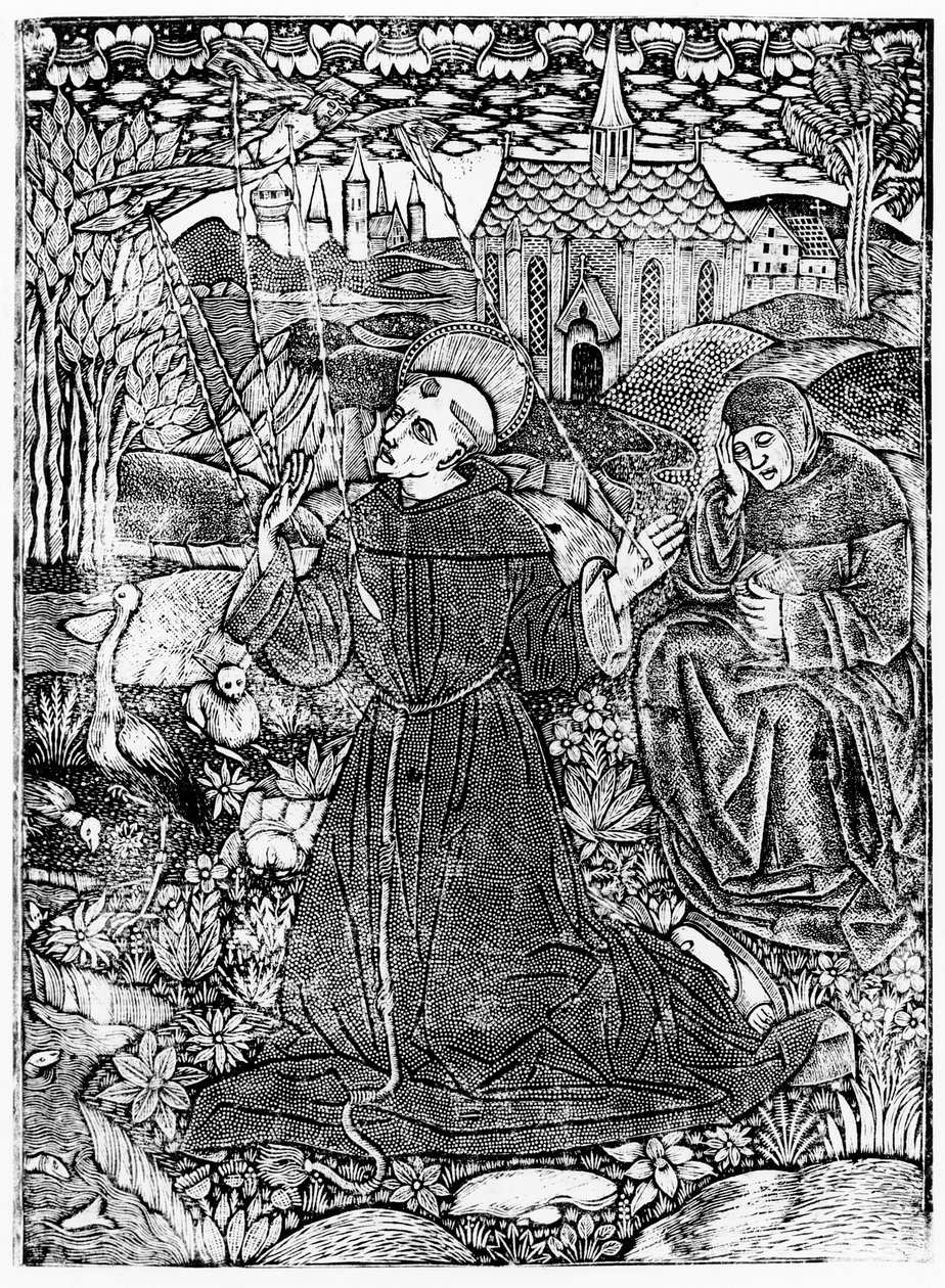 St. Franciscus ontvangt de stigmata door English School
