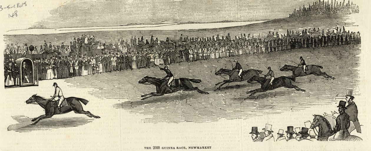 De 2000 Guinea Race, Newmarket, uit 