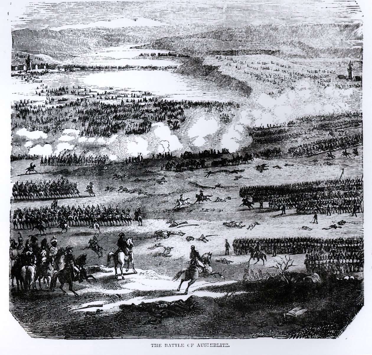 De Slag bij Austerlitz, 2 december 1805 door English School