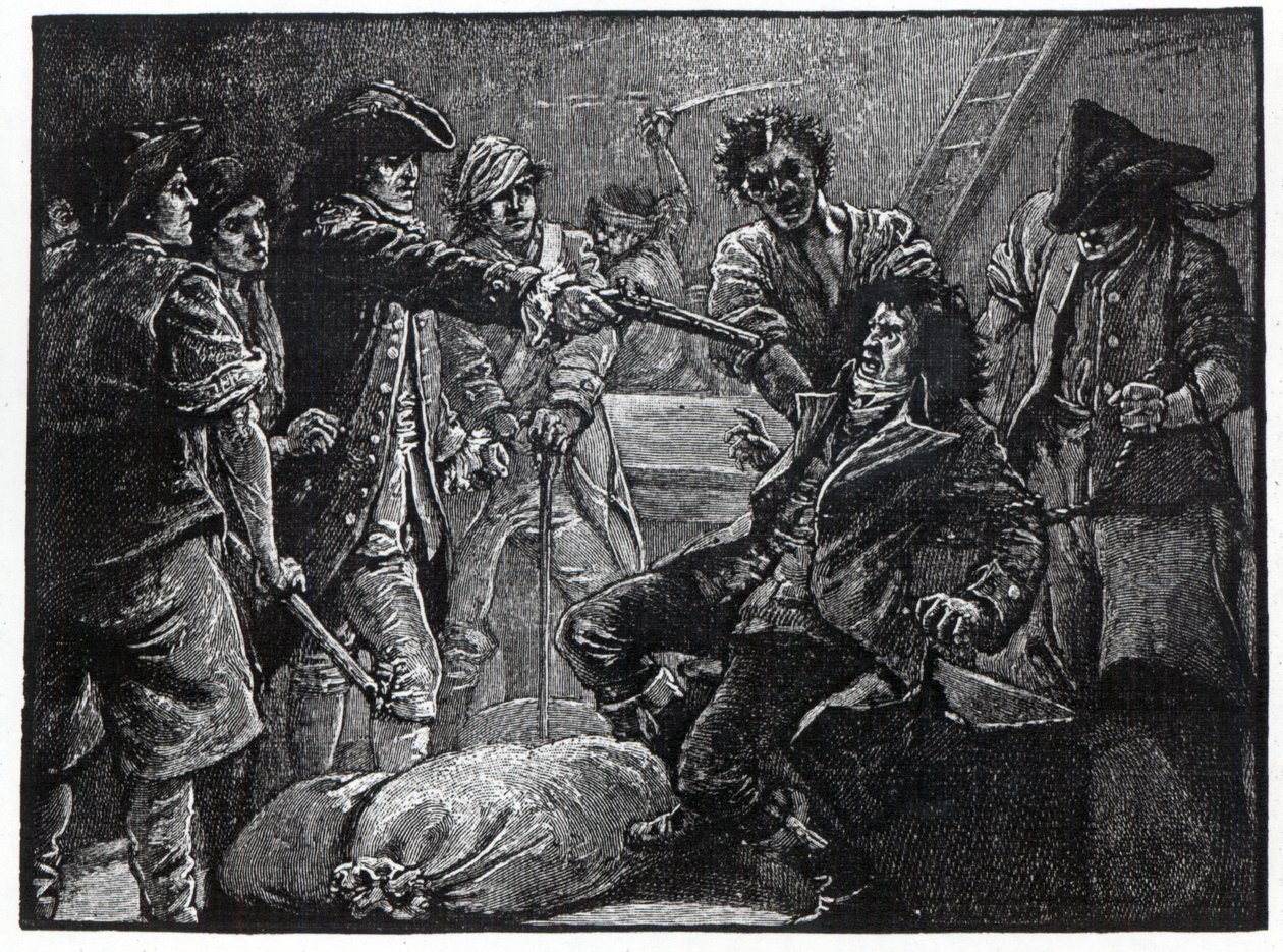 De gevangenneming van Wolfe Tone in 1798 door English School