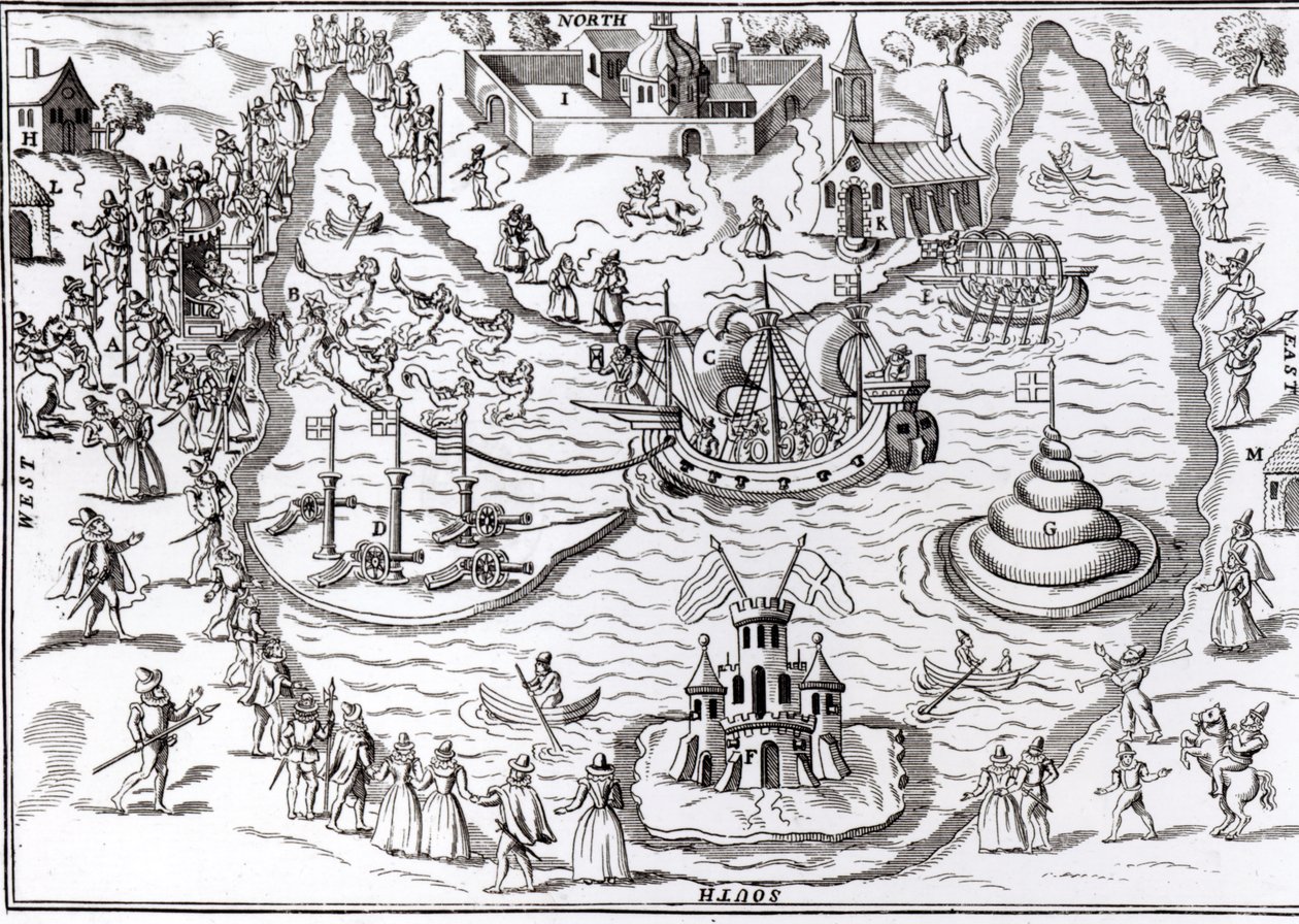 Het Elvetham-vermaak van 1593-94 uit 