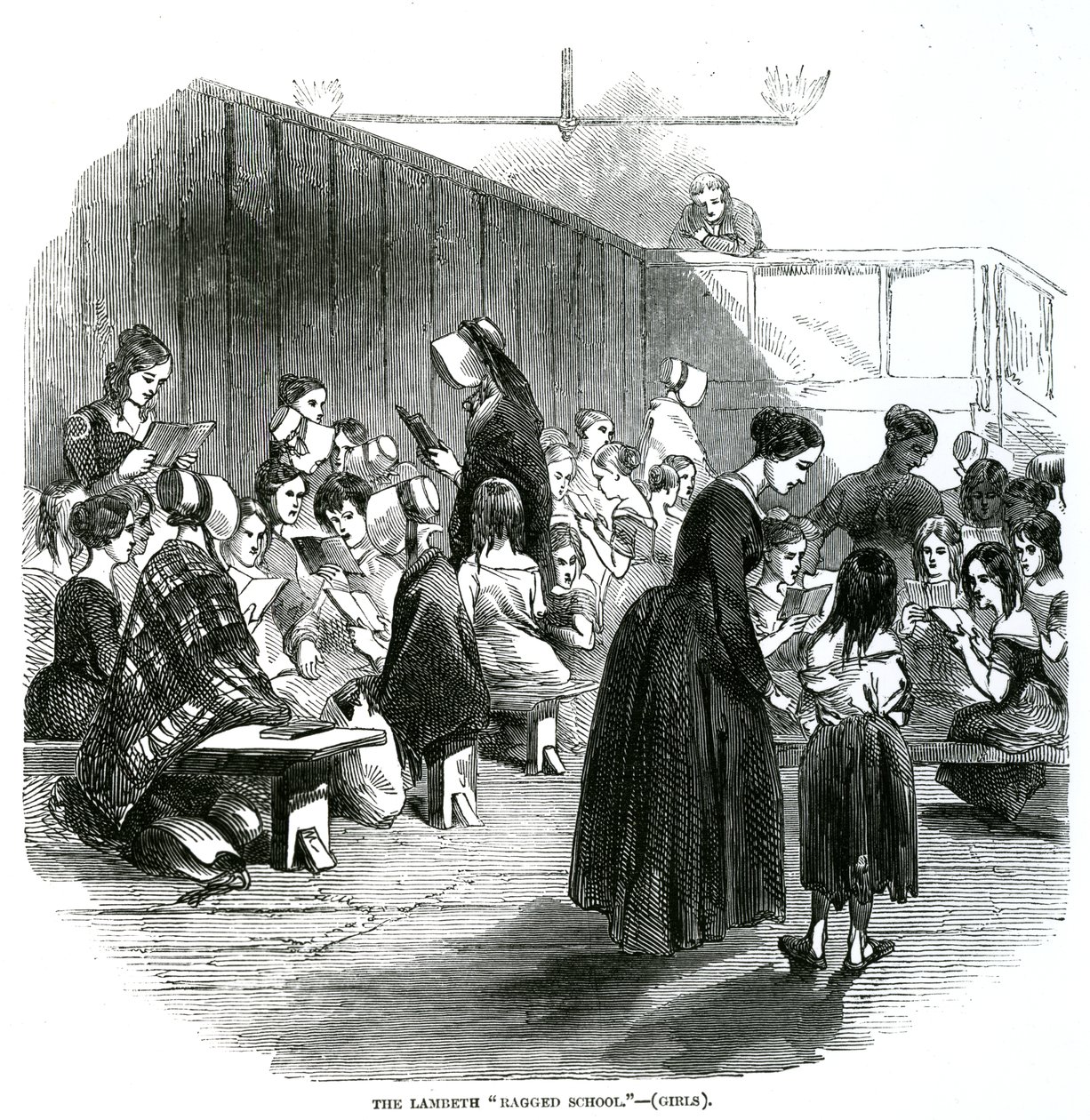 De Lambeth Ragged School, illustratie uit 