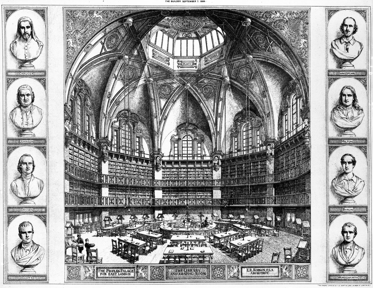 De Bibliotheek en Leeszaal in Het People