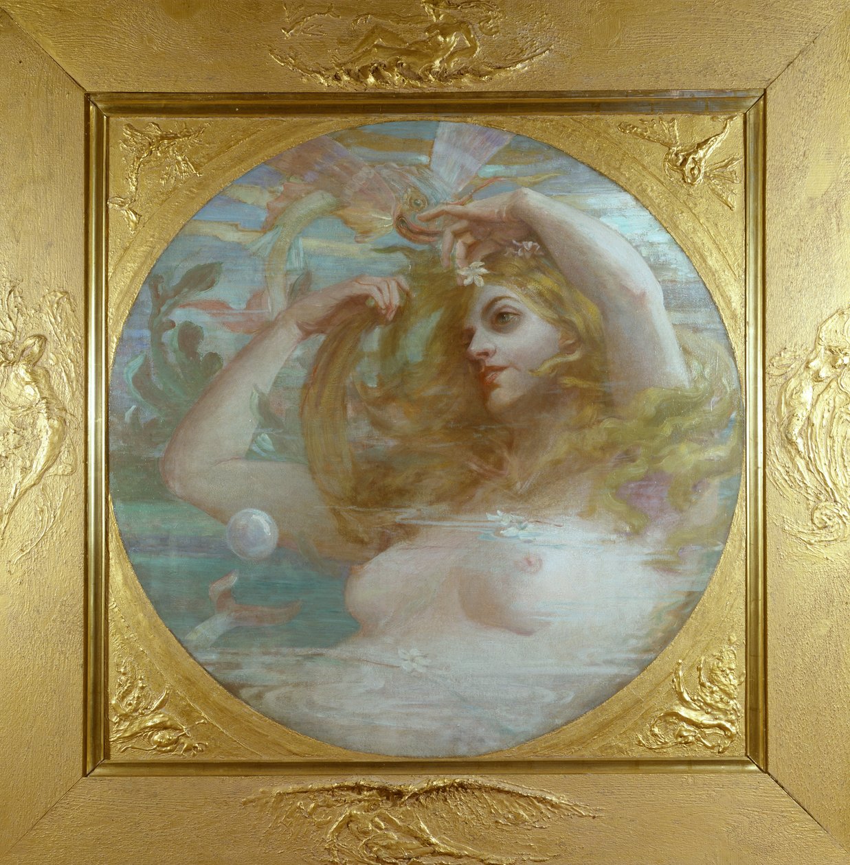 De zeenimf, c.1880 door English School