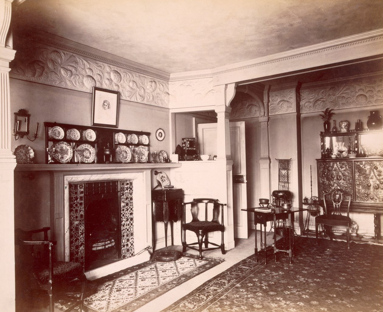 Een Norman Shaw huis in Hampstead door English Photographer
