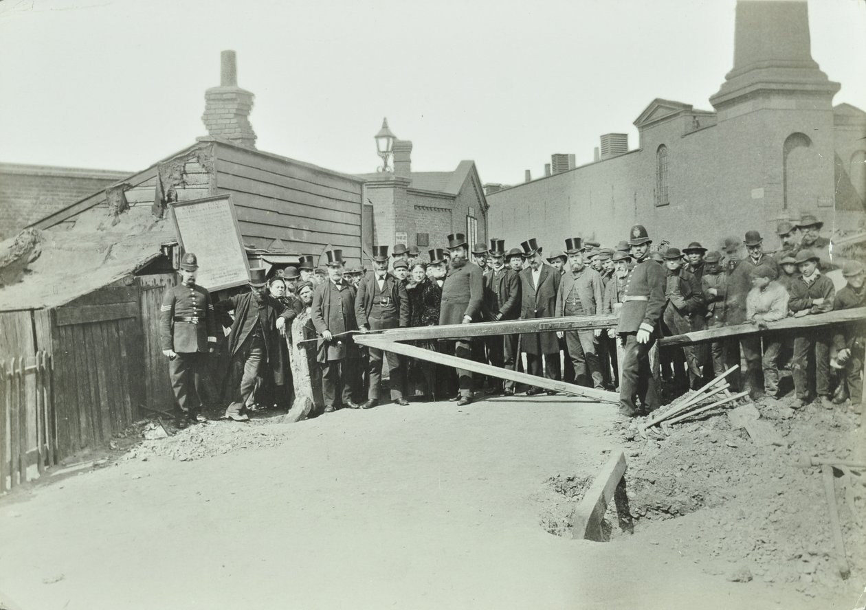 Eastferry Road bevrijd van lot, 1885 door English Photographer
