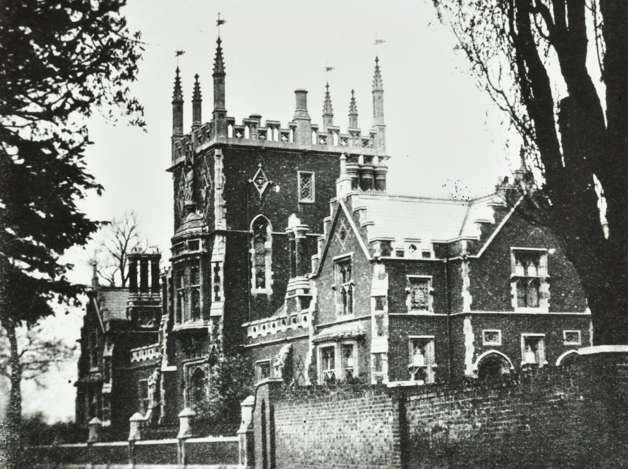 Elizabethan School, Broomhouse Lane: exterieur, 1880 door English Photographer