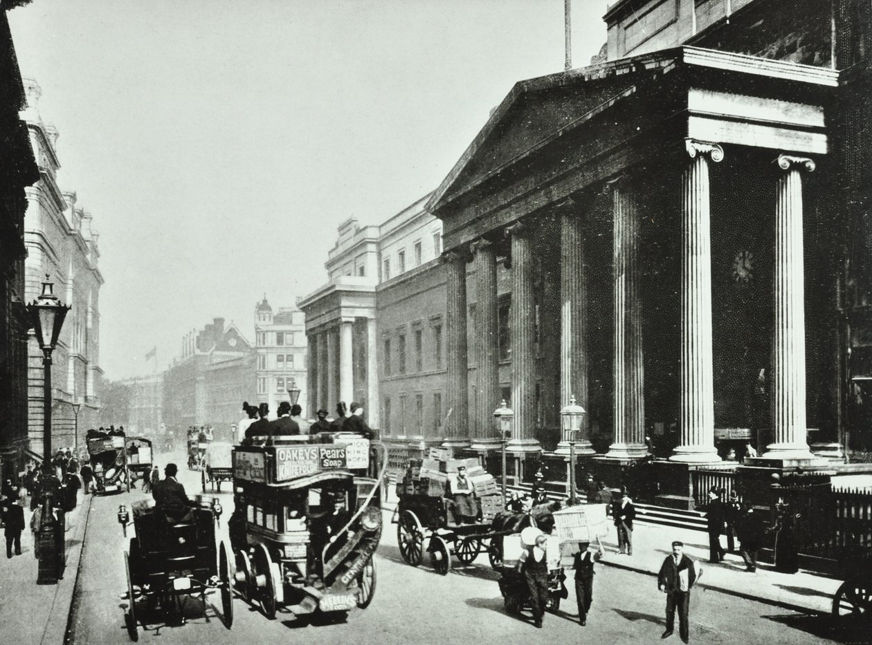 Hoofdpostkantoor, Saint Martins-le-Grand, City of London, 1890 door English Photographer