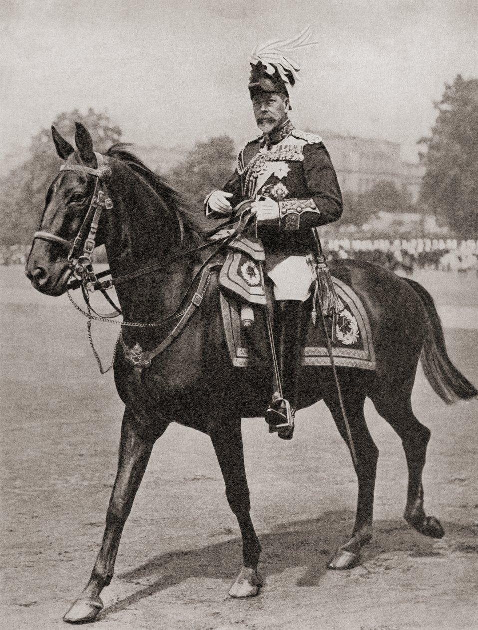 George V, uit Het Verhaal van Vijfentwintig Jaar, gepubliceerd 1935 door English Photographer