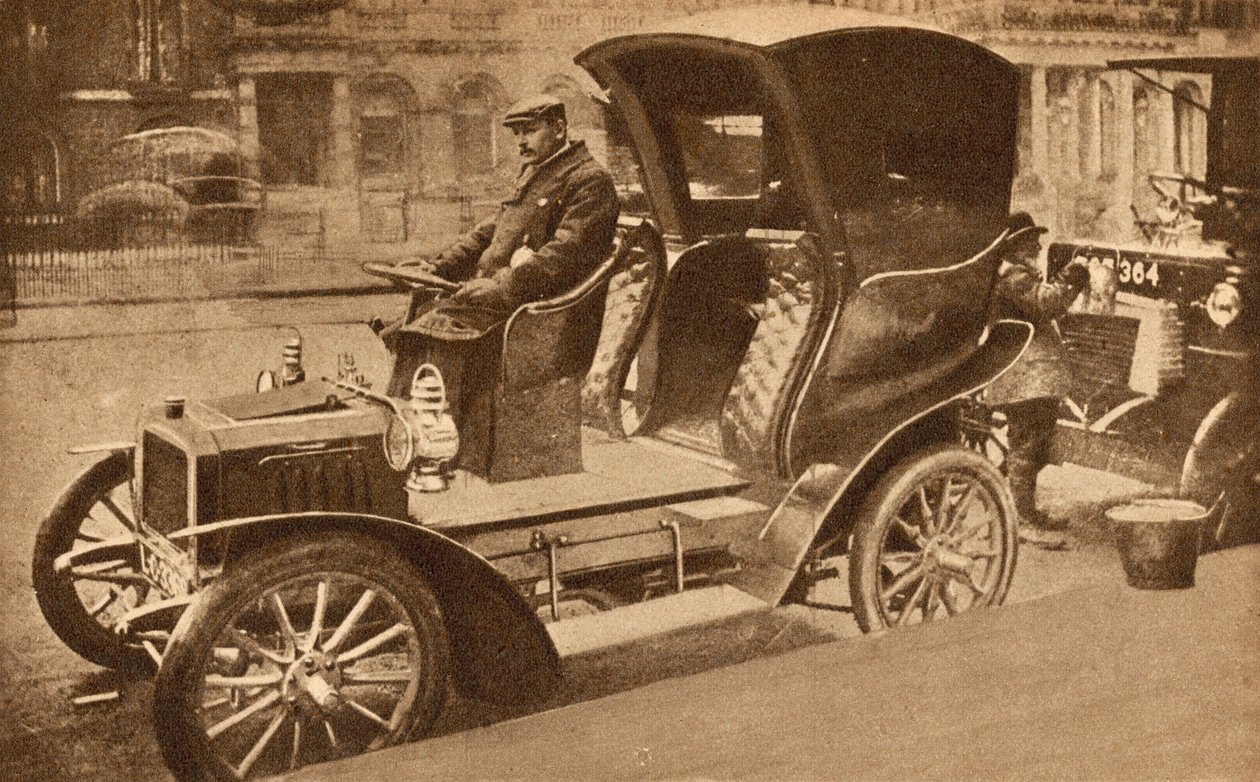 De eerste autocabine van Londen door English Photographer