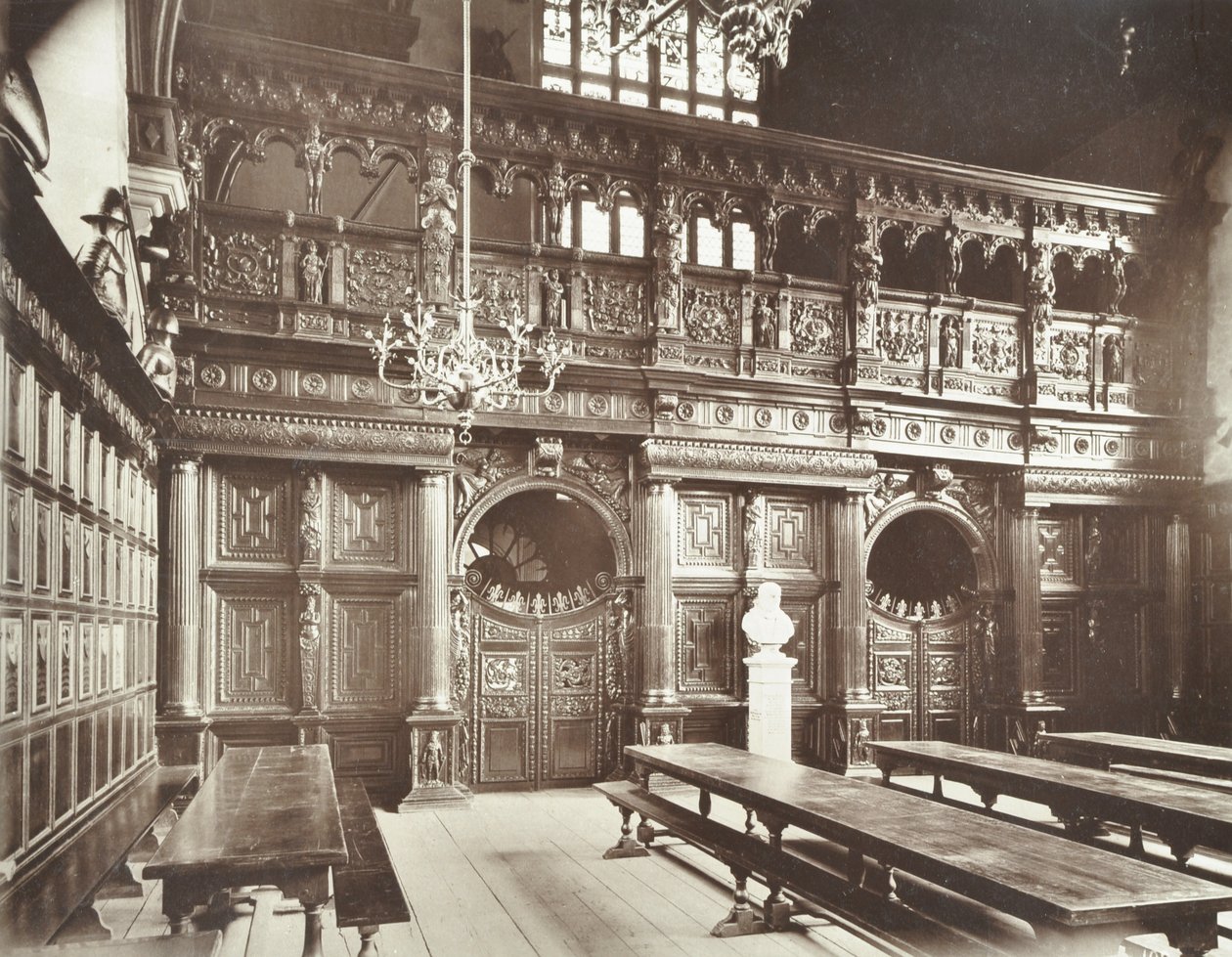 Middle Temple Hall, 1885 door English Photographer