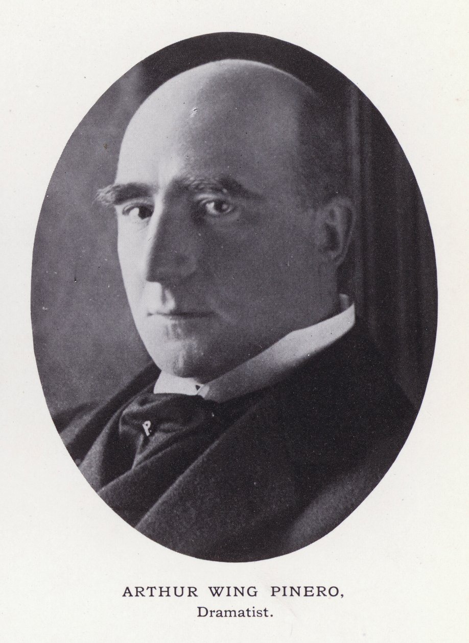 Prominente Mannen van Londen: Arthur Wing Pinero (zwart-wit foto) door English Photographer