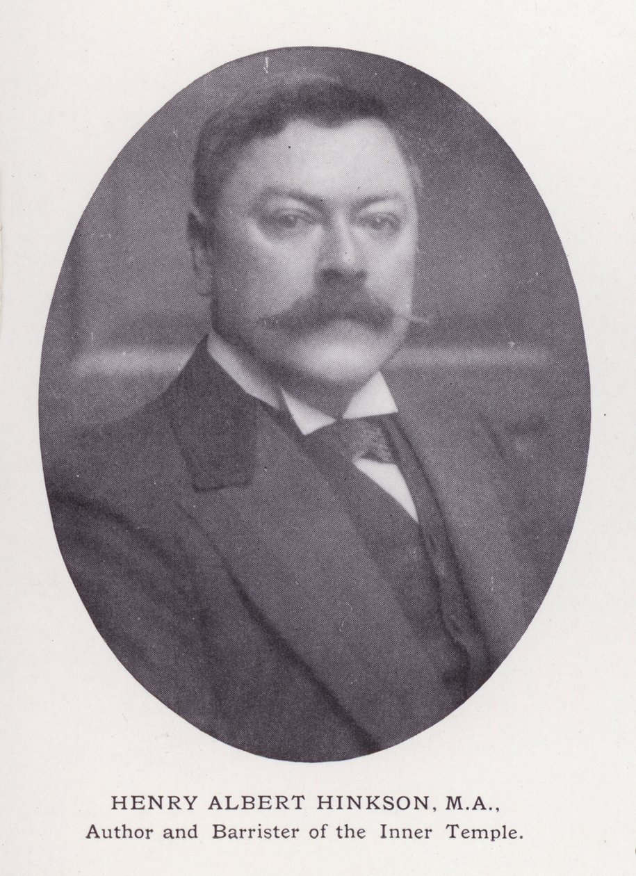 Prominente mannen van Londen: Henry Albert Hinkson door English Photographer