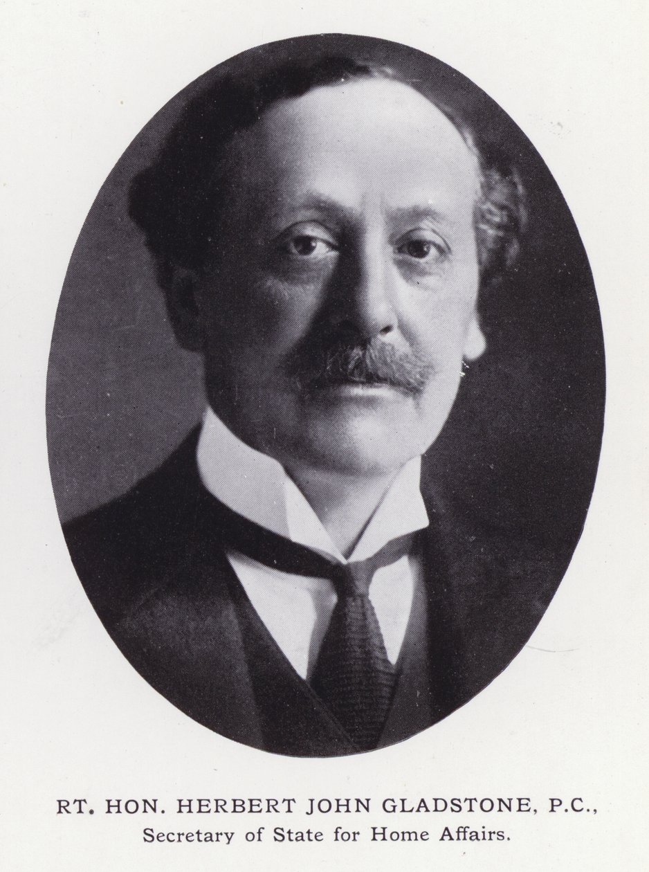 Prominente mannen van Londen: Rt Hon Herbert John Gladstone door English Photographer