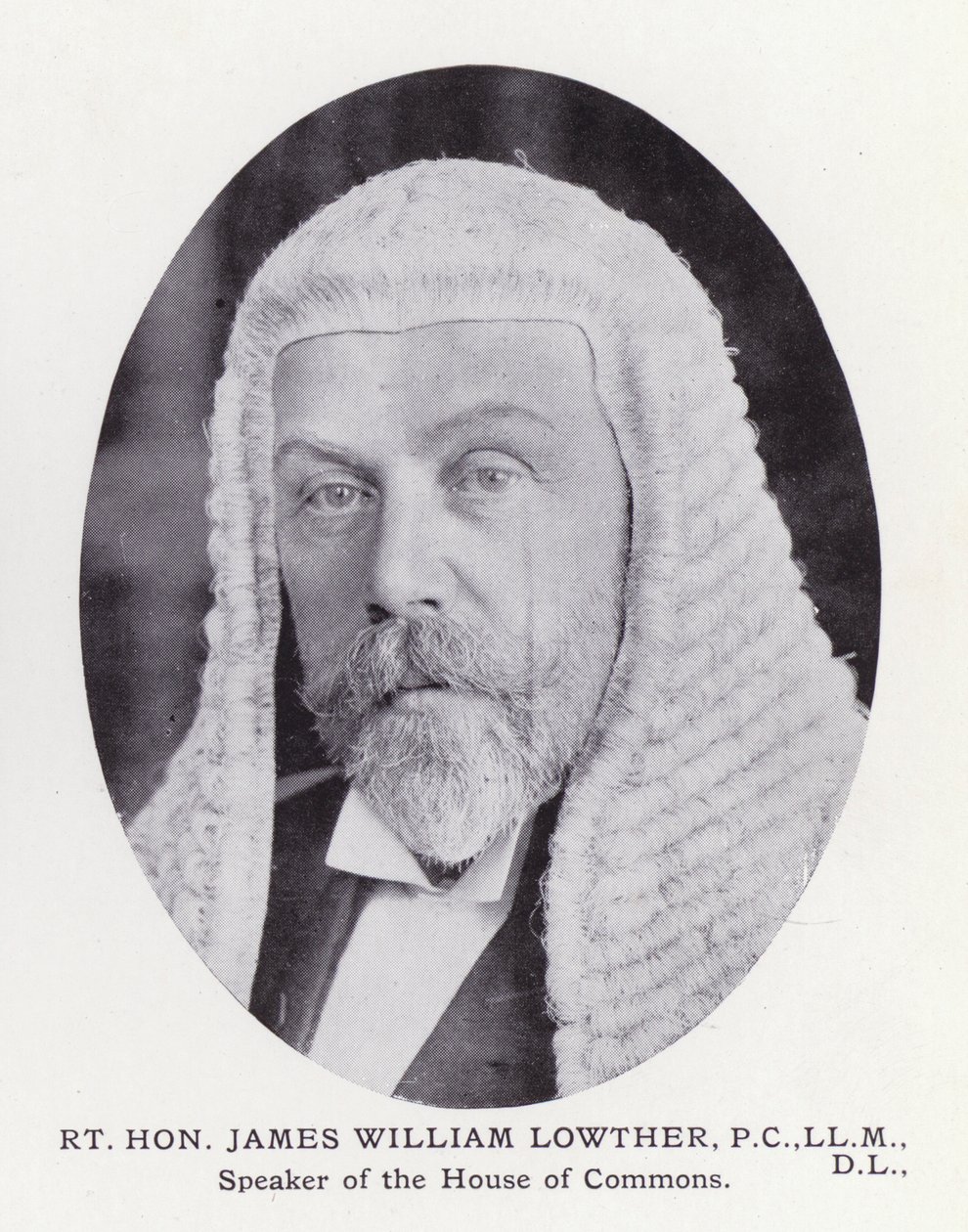 Prominente mannen van Londen: Rt Hon James William Lowther door English Photographer