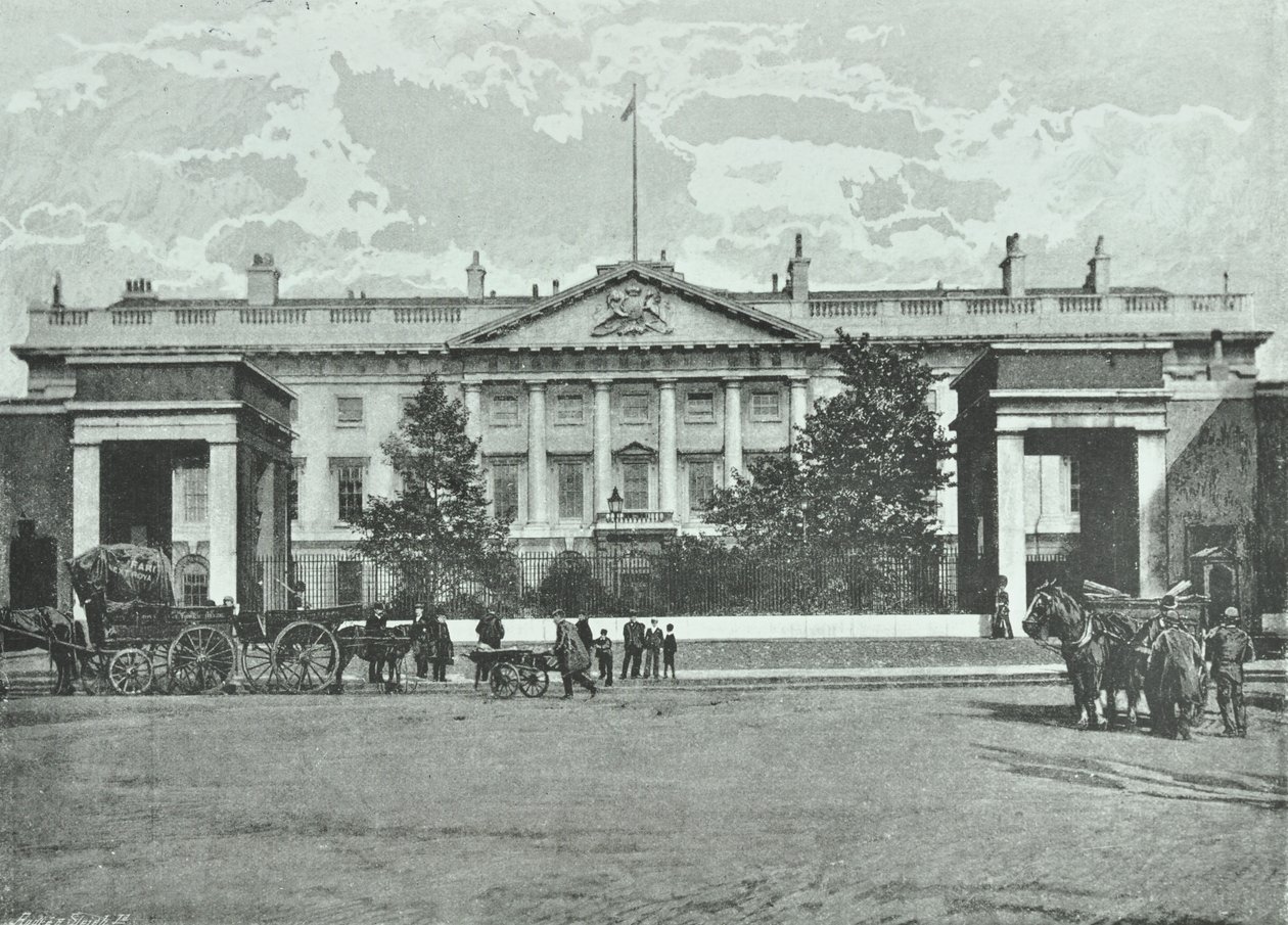 Royal Mint, Tower Hill, 1890 door English Photographer