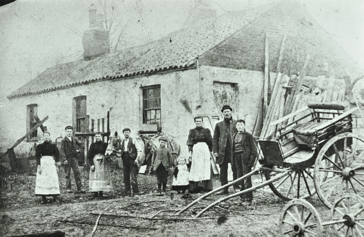 Saint Gothard Road: boerderijkoten, 1880 door English Photographer