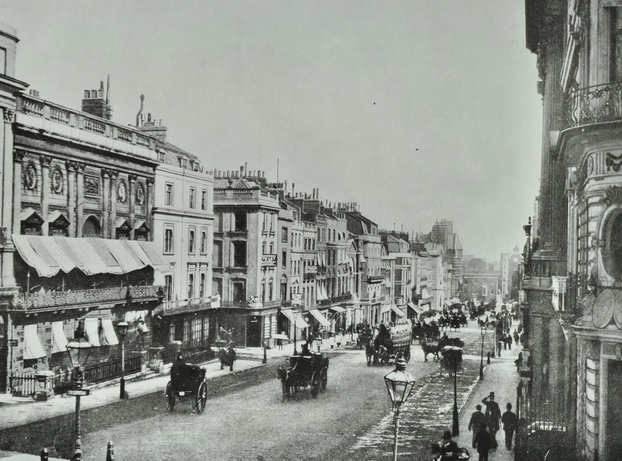 Saint Jamess Street, Westminster: zuidwaarts, 1896 door English Photographer