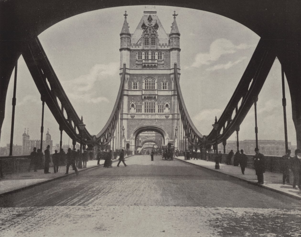 De Tower Bridge (z/w foto) door English Photographer