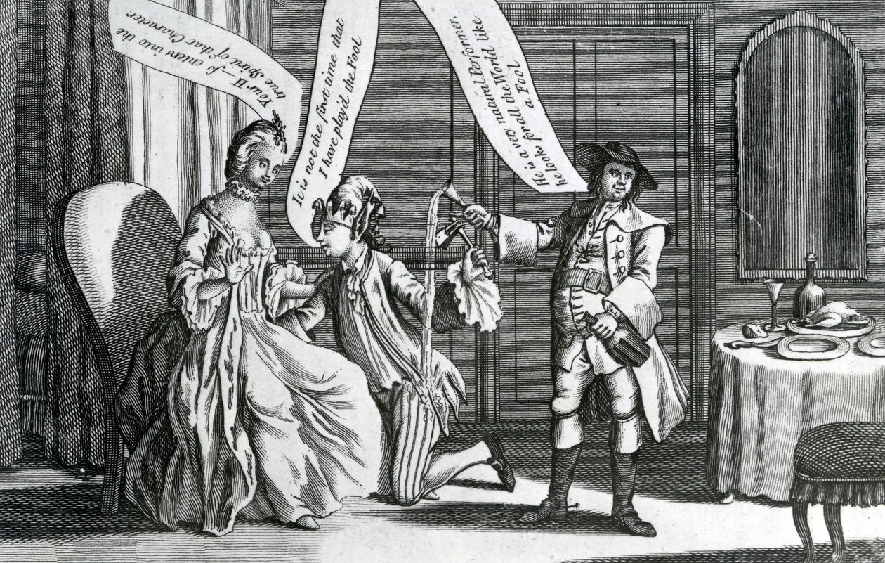Een Bepaalde Persoon in de Rol van een Nar door English School