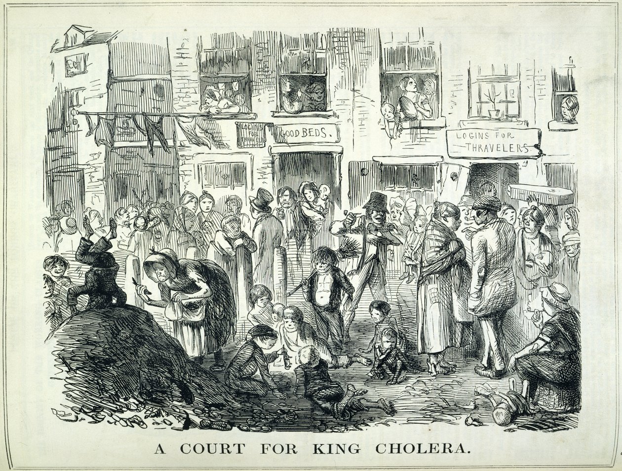 Een hof voor koning Cholera, illustratie uit 