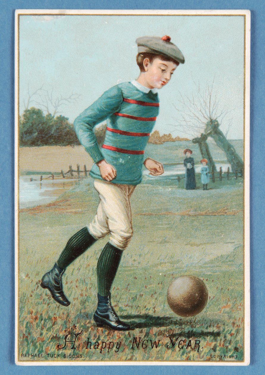 Een gelukkig nieuwjaar, ca. 1890s door English School