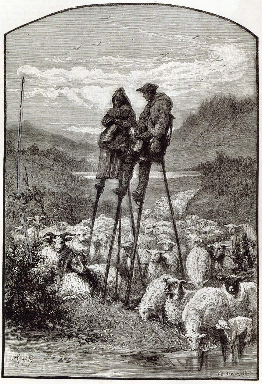 Een pastoraal in de Landes, uit 