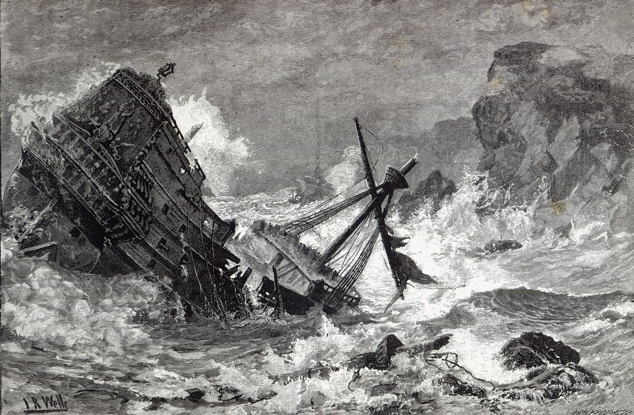 Een septemberstorm, 1588, uit 