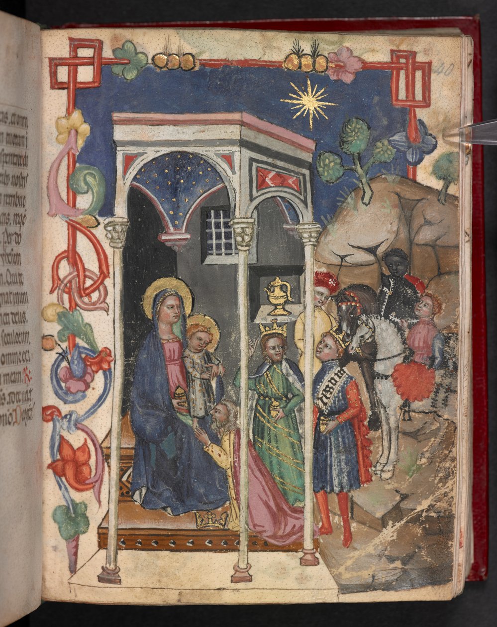 Add. 17466, f.40r Aanbidding der Wijzen door English School