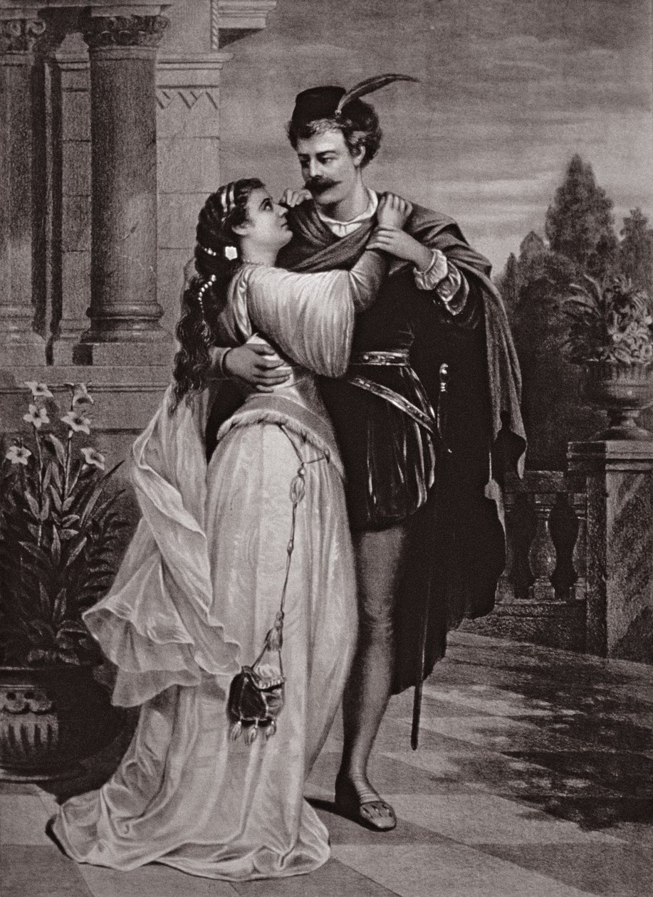 Advertentie voor Romeo en Julia, in het Opera House door English School