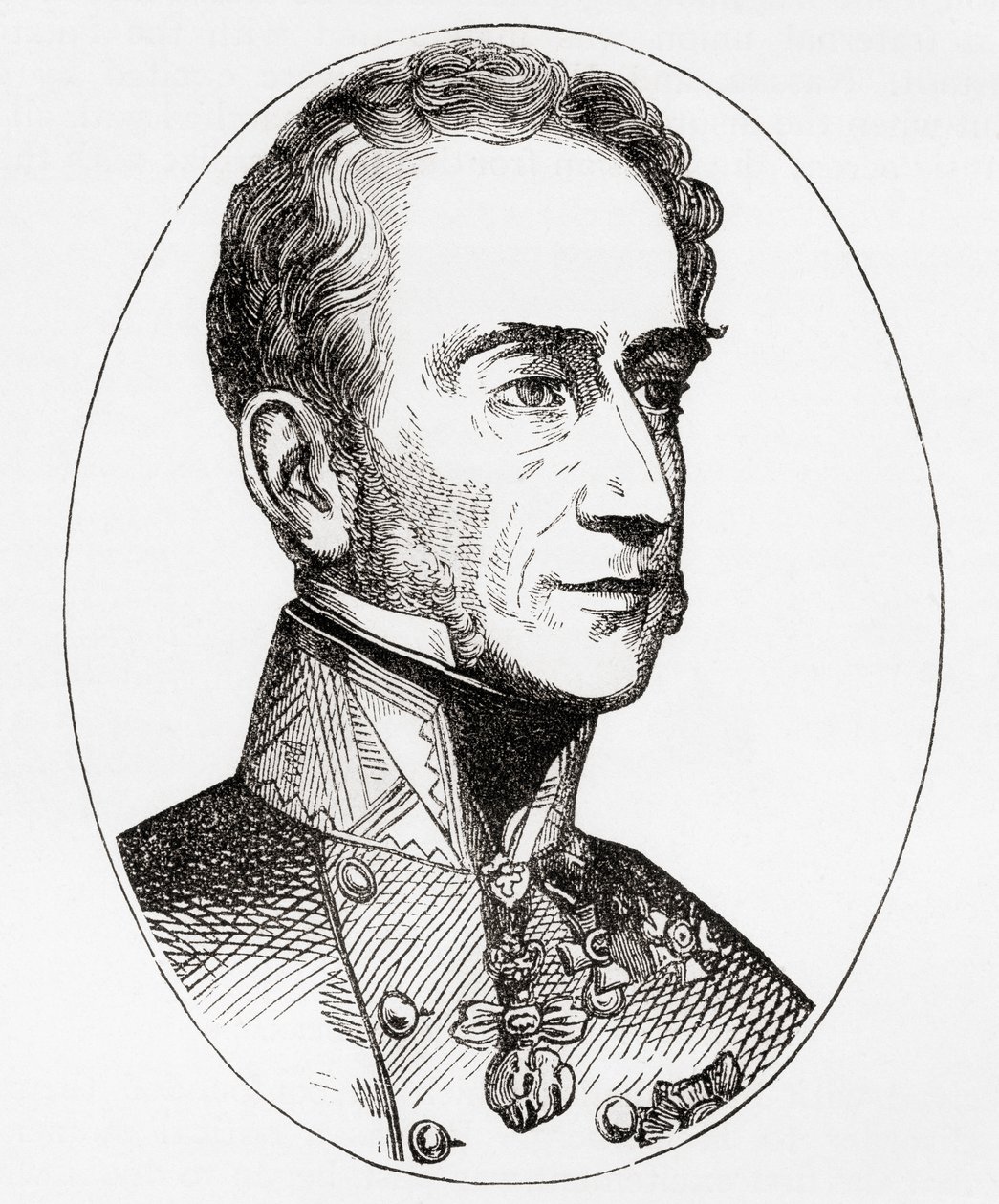 Alfred Candidus Ferdinand, Prins van Windisch-Gratz, Veldmaarschalk in het Oostenrijkse leger, uit Ward en Lock