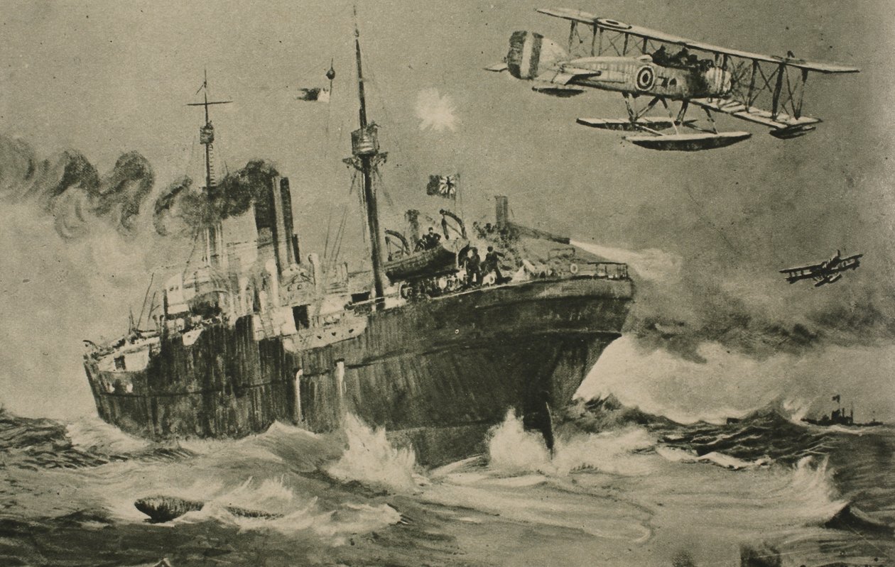 Aanval, de beste verdediging, 1914-19 door English School