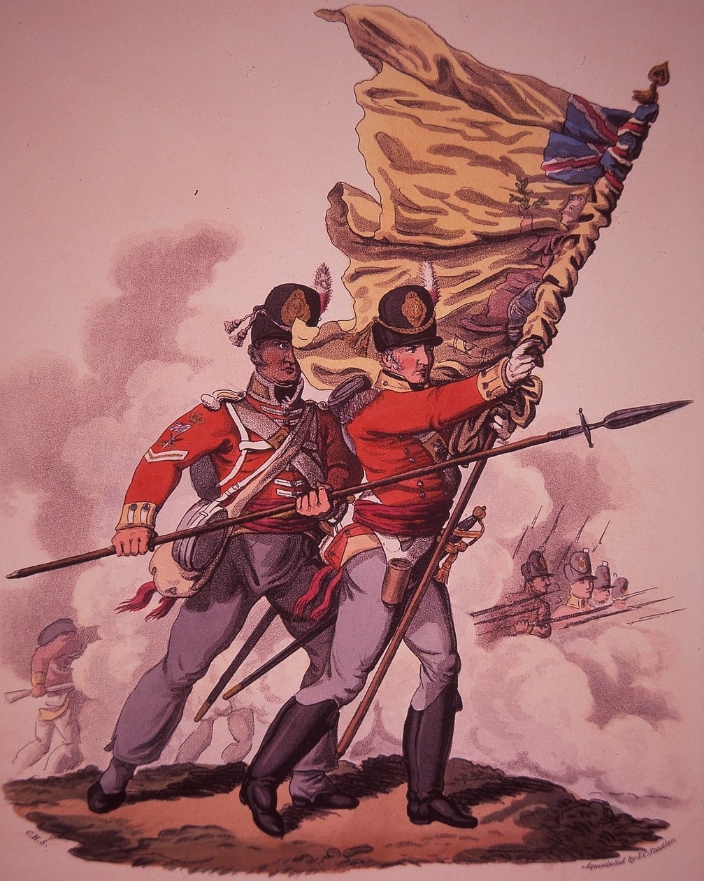 Britse soldaten door English School