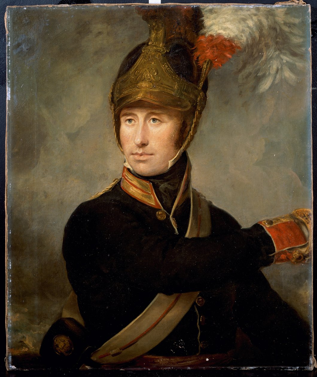 Kapitein William Tyrwhitt Drake, Royal Horse Guards, ca. 1815 door English School