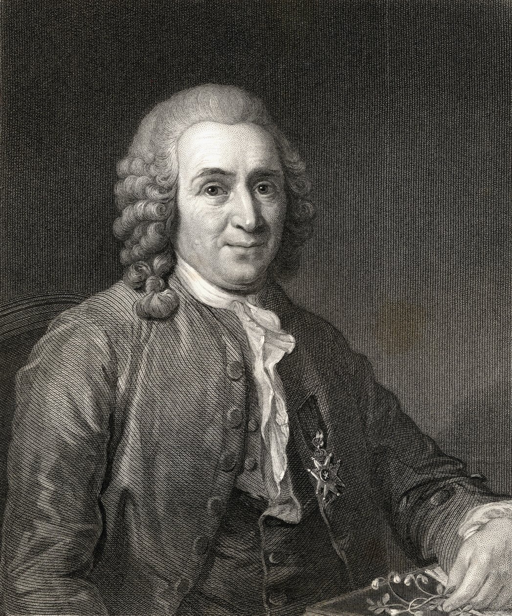 Carl von Linne of Linnaeus (1707-78) uit Gallery of Portraits, gepubliceerd in 1833 door English School