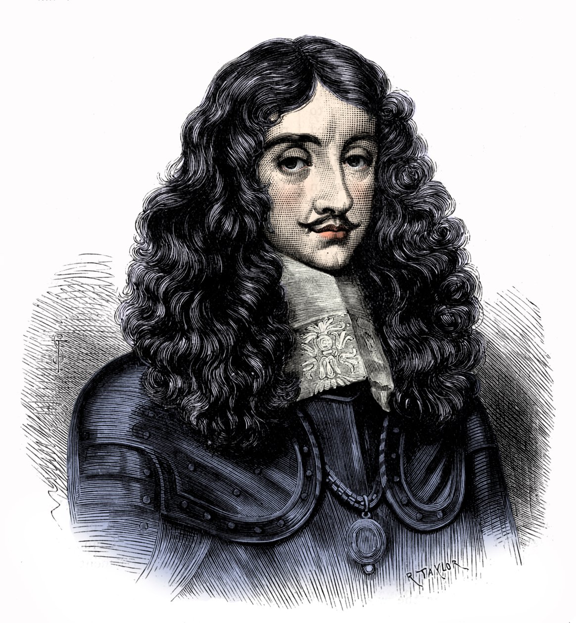 Karel II, Koning van Engeland, illustratie uit 