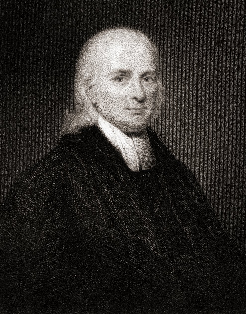 Christian Friedrich Schwartz (1726-96) uit Gallery of Portraits, gepubliceerd in 1833 door English School