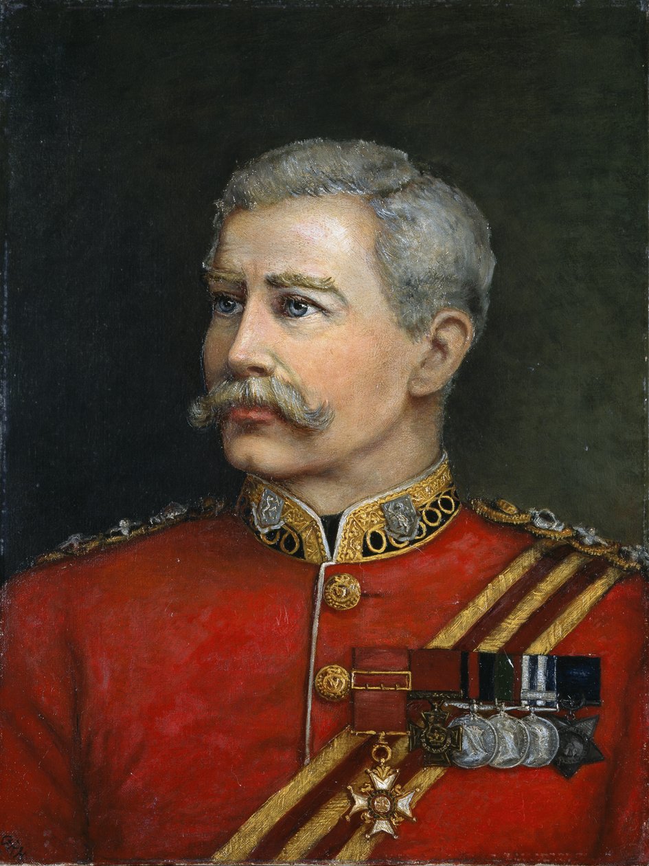 Kolonel Hugh Shaw VC CB, Royal Irish Regiment, 1885 door English School