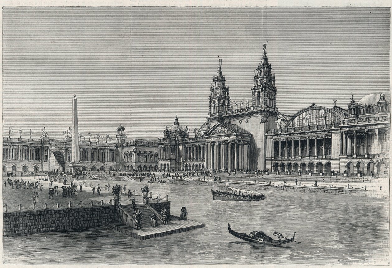 Columbiaanse Wereldtentoonstelling, De Chicago tentoonstelling 1893: de machinehal - Gravure 1893 uit 