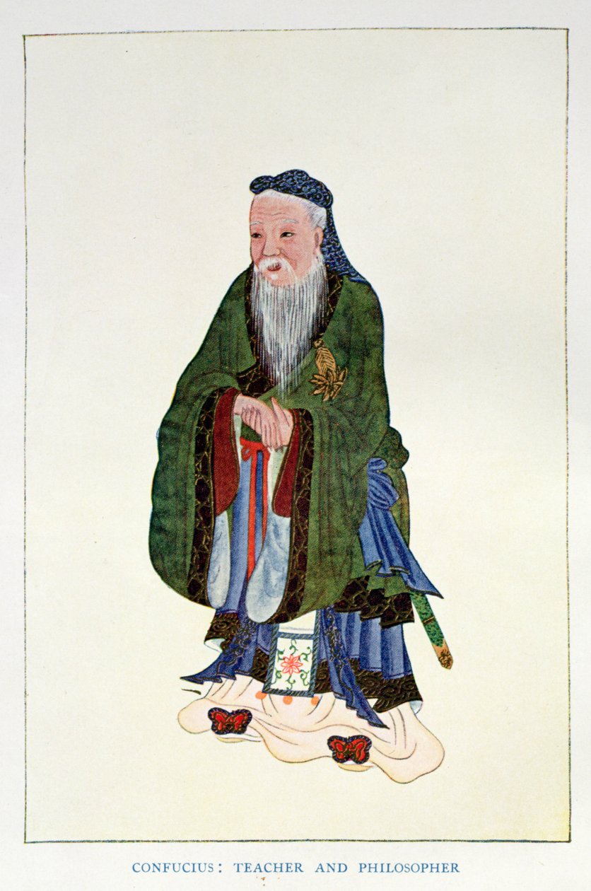 Confucius (551-479 v.Chr.): Leraar en Filosoof, frontispice van 