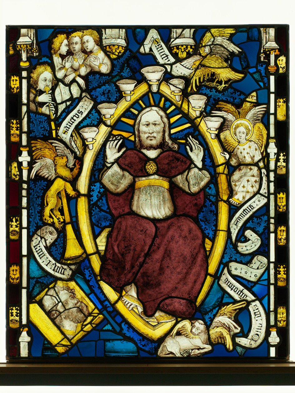 Geconserveerd paneel van het Grote Oostraam in York Minster: 