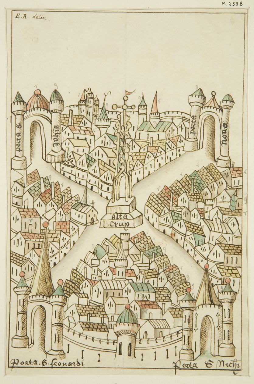Kopieën van illustraties uit Ricart