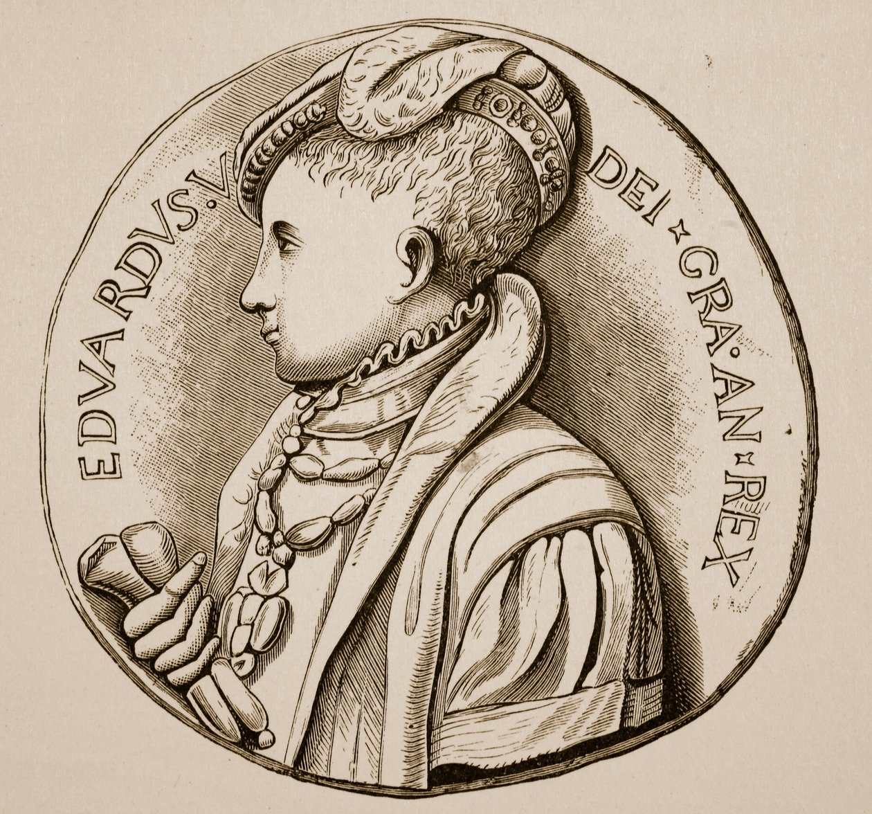 Kroningsmedaille van Edward VI door English School