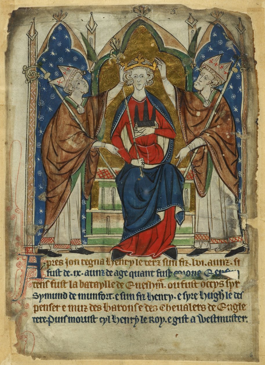 Kroning van Hendrik III, uit de 