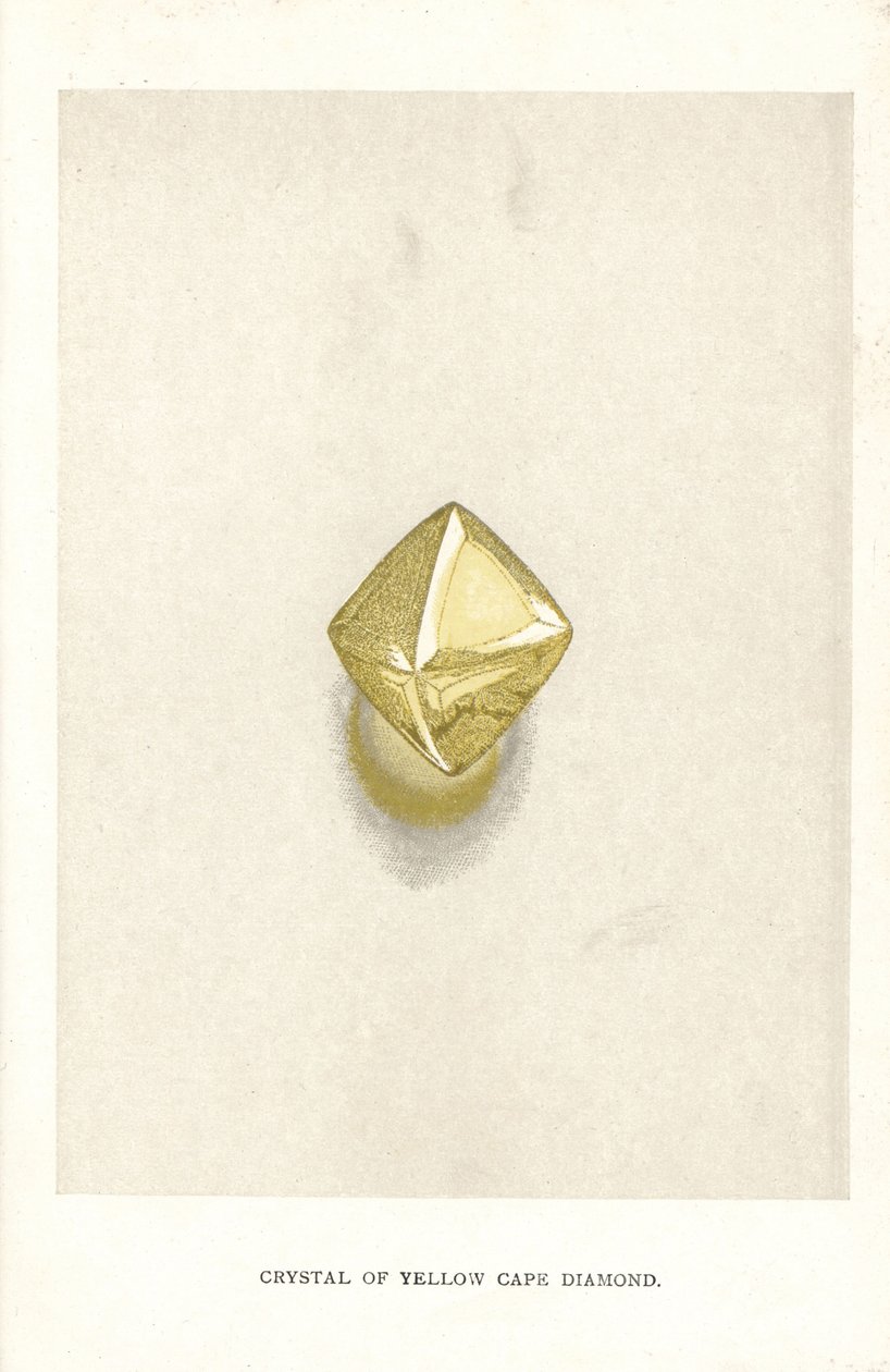 Kristal van Gele Kaapdiamant, uit Edwin Streeter