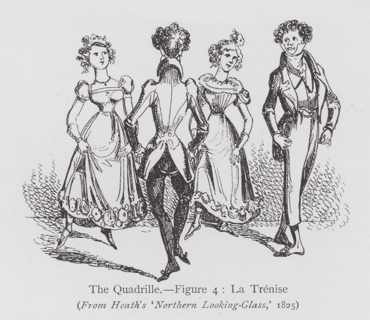Dansen: De Quadrille, Figuur 4, La Trenise door English School