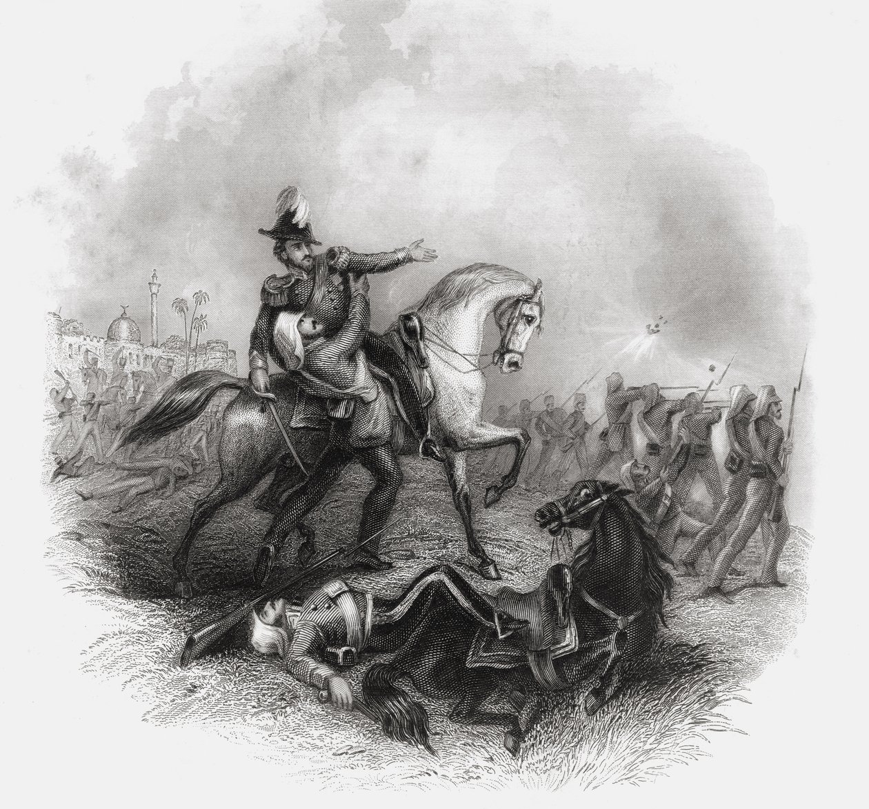 Dood van Sir Henry Montgomery Lawrence, uit 